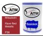 Preview: Mitsubishi, Rave Red Metallic, P36: 500ml Lackdose, von ATW Autoteile West.